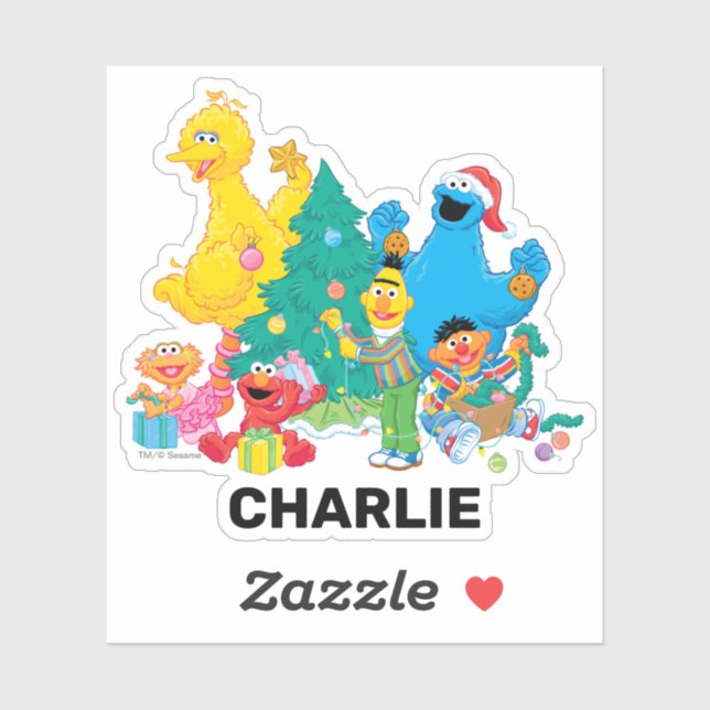 Sticker Rue Sésame | Noël (Feuille)