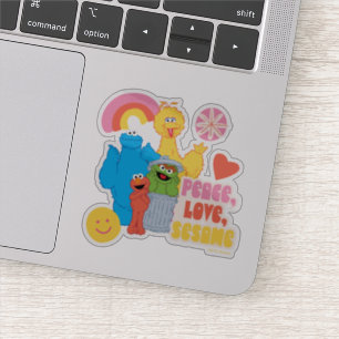 Sticker Rue Sésame   Paix, Amour, Sésame