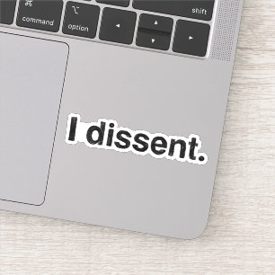 Sticker Ruth Bader Ginsburg I Dissidence RBG
