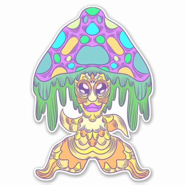 Sticker Rythmes Cosmiques (Devant)