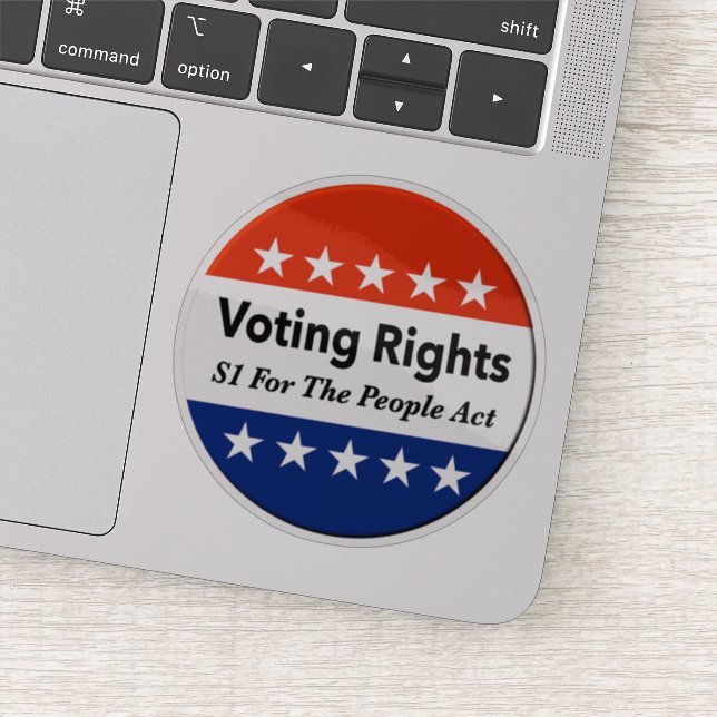 Sticker S1 Loi Sur Les Droits De Vote Pour Le Peuple (Détail)