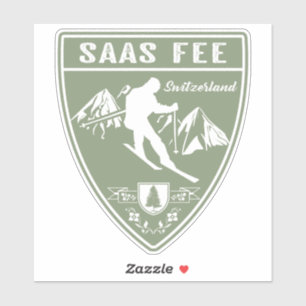 Sticker Saas Fee Suisse