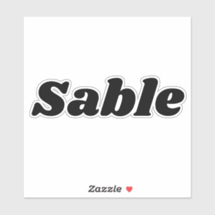 Sticker Sable