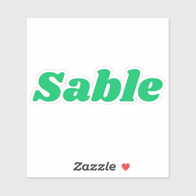 Sticker Sable (Feuille)
