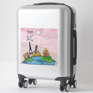 Sticker Sac touristique