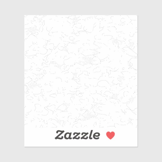 Sticker Sacs-cadeaux personnalisés et amusants (Feuille)