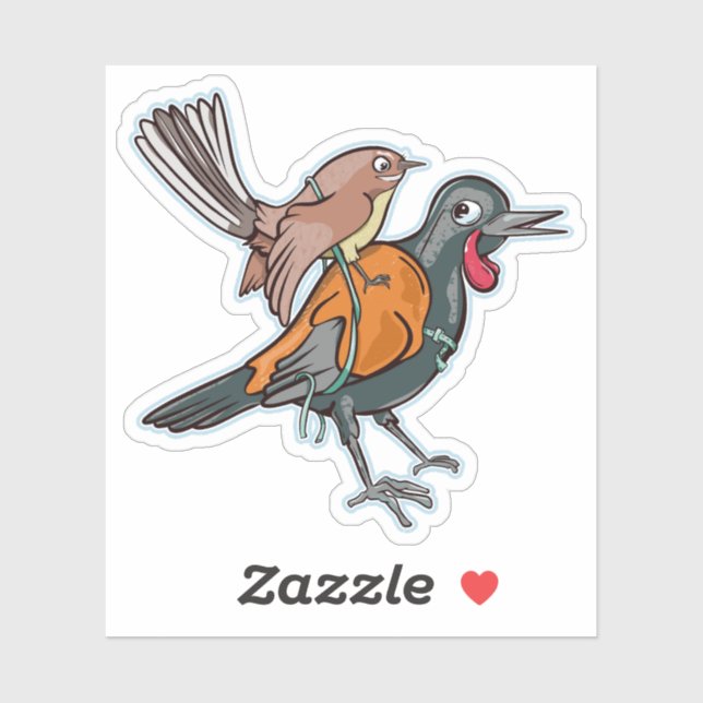 Sticker Saddleback et fantastique (Feuille)