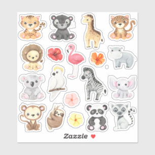 Sticker Safari Animaux
