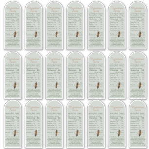 Sticker SAGE 16 oz Confiture de miel et d'abeilles valeur 