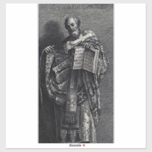 Sticker Saint Athanase d'Alexandrie Art Graphique