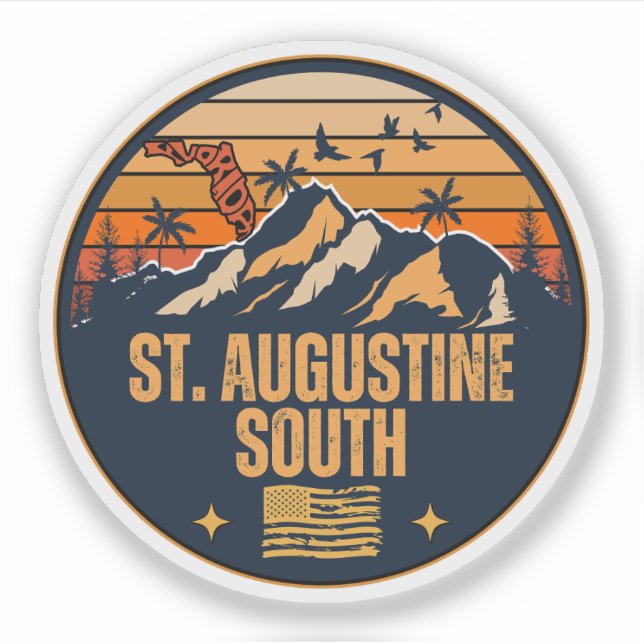 Sticker Saint-Augustin Sud, Floride  (Devant)