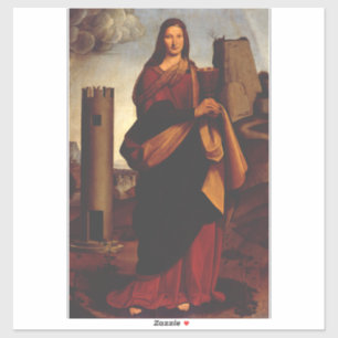 Sticker Saint Barbara par Giovanni Antonio Boltraffic io