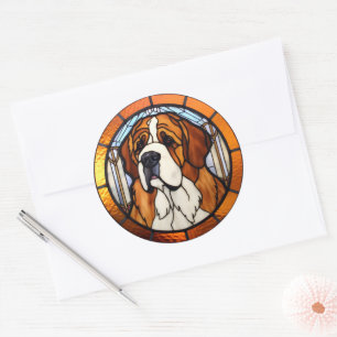 Sticker Saint Bernard Dog