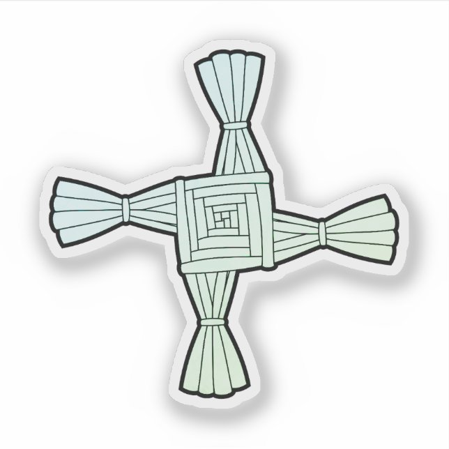 Sticker Saint Brigid's cross (Devant)