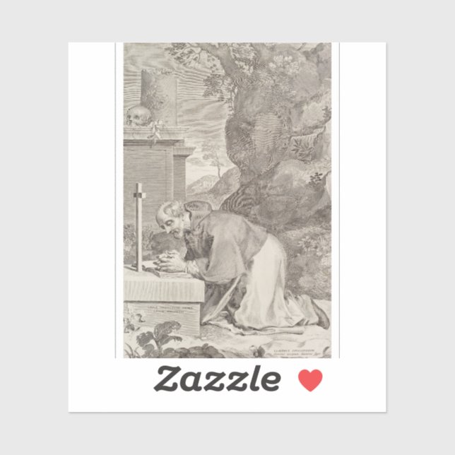 Sticker Saint Claude La Colombière Prêtre et Confesseur (Feuille)