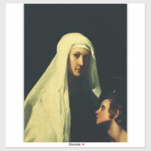 Sticker Saint-Frances de Rome par Giovanni Antonio Galli