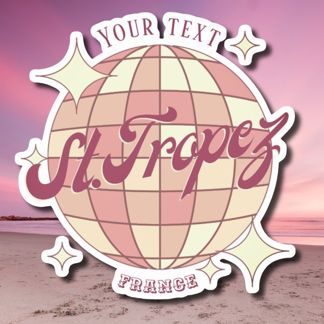 Sticker Saint st Tropez France accessoires de décoration d (Créateur téléchargé)