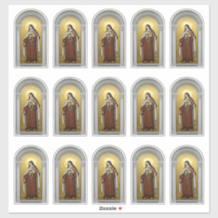 Sticker Saint Thérèse de Lisieux, la Petite Fleur