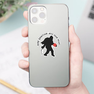 Sticker Saint Valentin Sasquatch