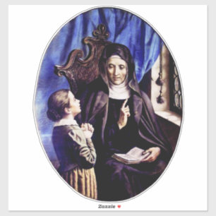 Sticker Sainte Angèle Merici Patronne des Éducateurs et
