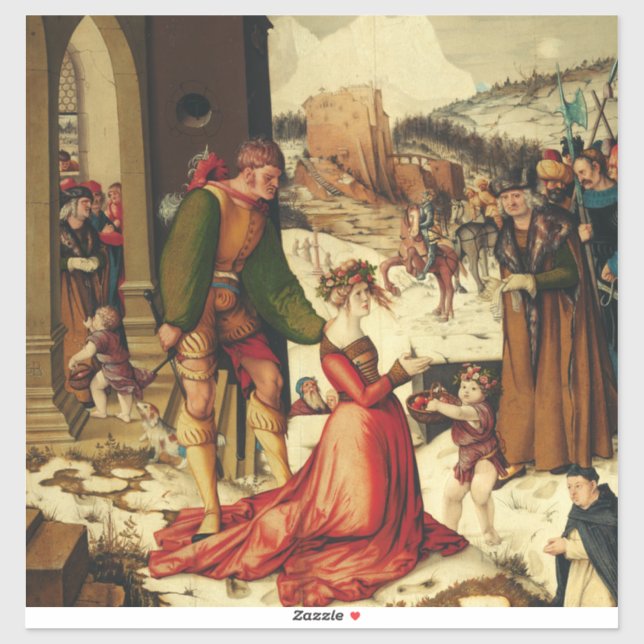 Sticker Sainte Dorothy de Césarée (Feuille)