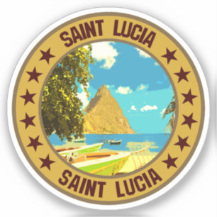 Sticker Sainte-Lucie
