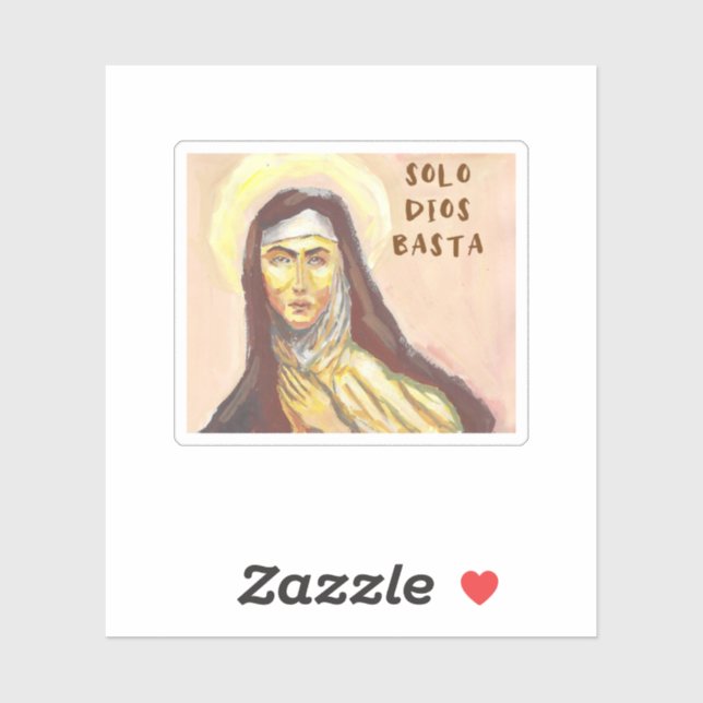 Sticker Sainte Thérèse d'Avila (Feuille)