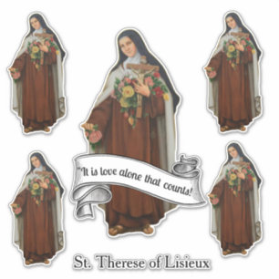 Sticker Sainte-Thérèse de Lisieux Carmelite Nun