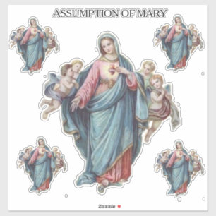 Sticker Sainte Vierge Assomption de Marie Anges
