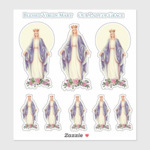 Sticker Sainte Vierge Catholique Sainte Vierge Marie Vinyl