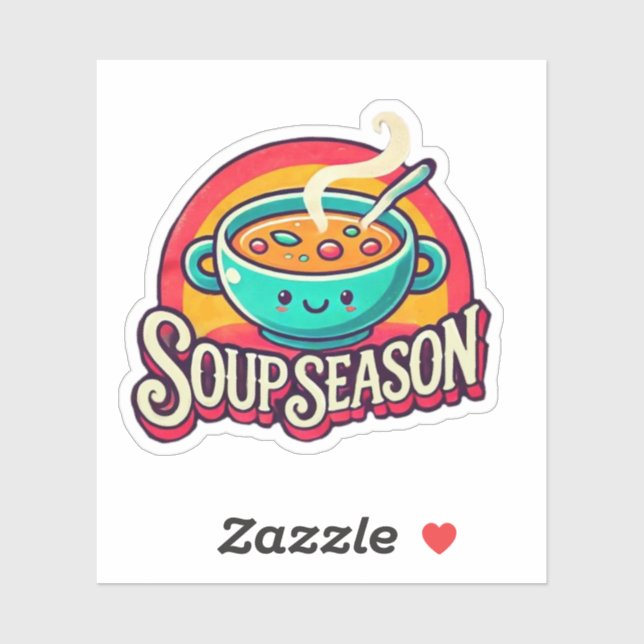Sticker Saison Soupe (Feuille)