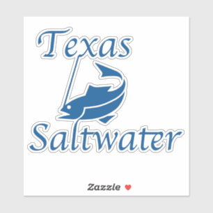 Sticker Saltwater du Texas