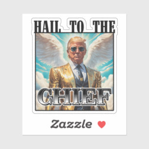 Sticker Salut au chef - Trump 2024