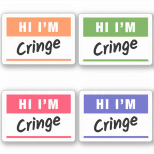 Sticker Salut, je suis Nom de la charnière Balise