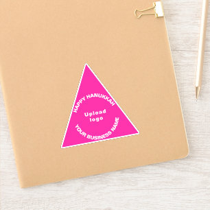 Sticker Salutation des entreprises Hanoukka sur le triangl