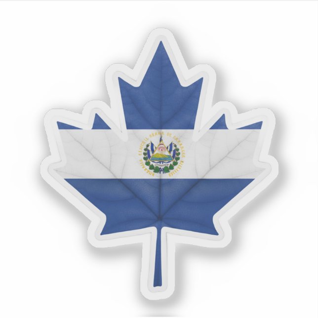 Sticker Salvadoran-Canadian (Devant)