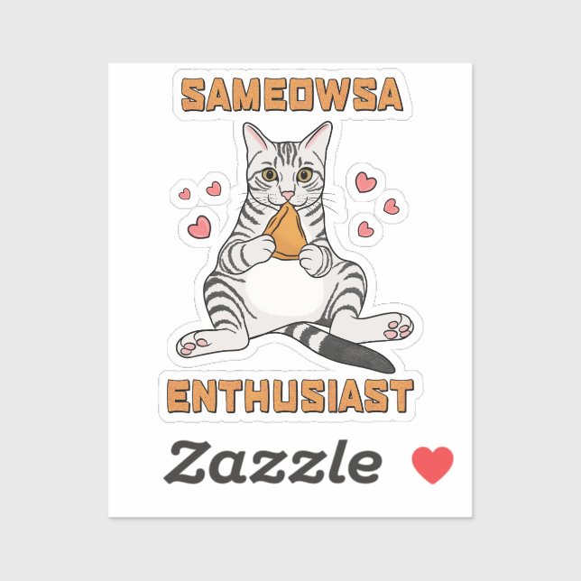 Sticker Sameowsa Enthousiaste | (Feuille)