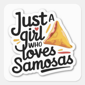 Sticker Samosa Lover : Juste une fille qui aime Sa