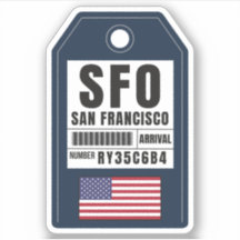 San Francisco Boarding Pass - California SFO
