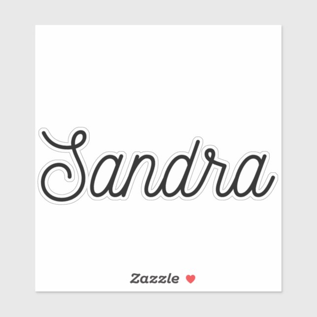 Sticker Sandra (Feuille)