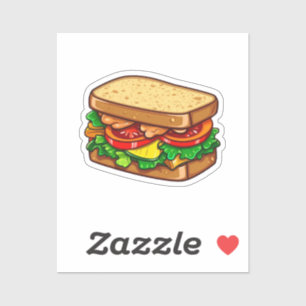 Sticker Sandwich au dessin