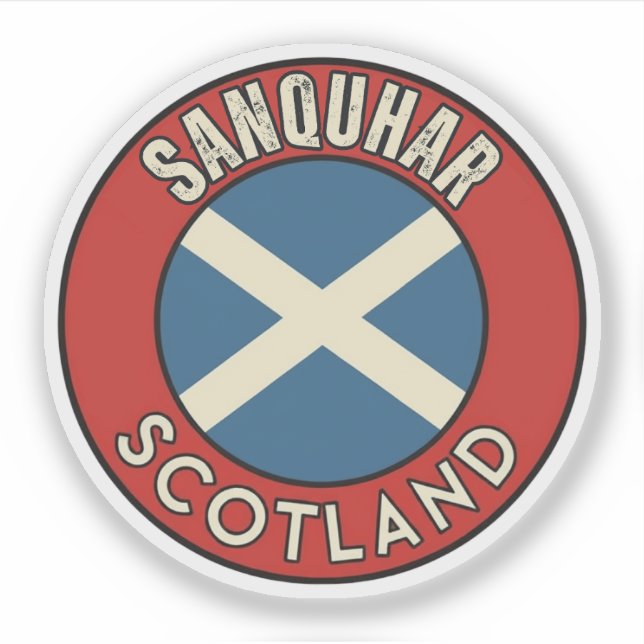 Sticker Sanquhar, Scotland (Devant)