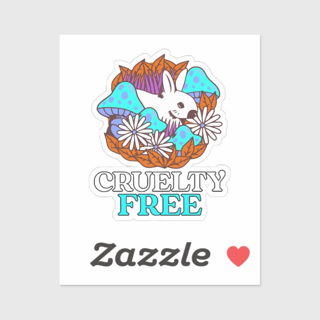 Sticker Sans cruauté (Feuille)