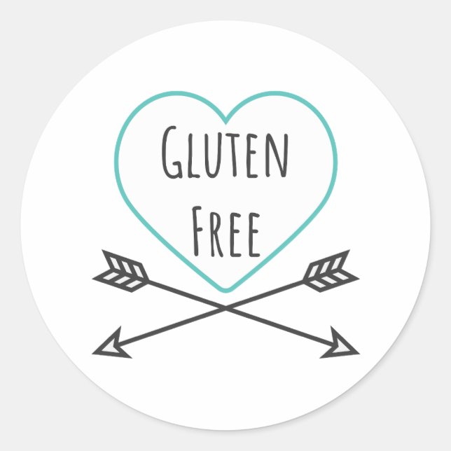 Sticker sans gluten, Étiquettes sans gluten (Devant)
