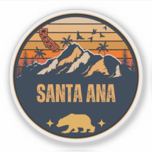 Sticker Santa Ana, Californie