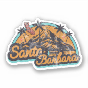 Sticker Santa Barbara, Californie
