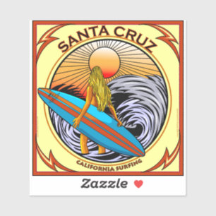 STICKER SANTA CRUZ SURFANT LA CALIFORNIE