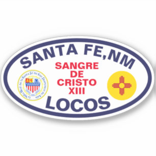 Sticker Santa Fe Nouveau-Mexique Souvenir Sangre de Cristo