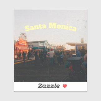 Sticker Santa Monica Pier, Los Angeles, Kalifornien
