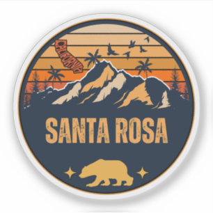 Sticker Santa Rosa, Californie